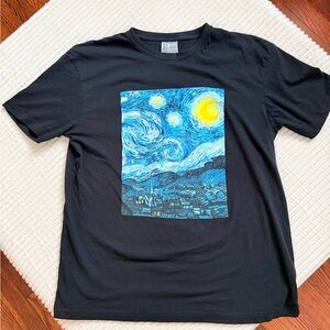 NWOT Van Gogh Experience - Large Starry Nights Tee